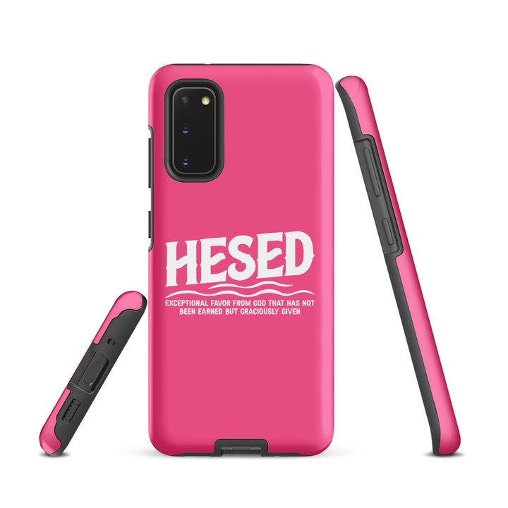 Christian Phone Case Hesed Exceptional Favor Pink for Samsung® Samsung® Phone Cases   