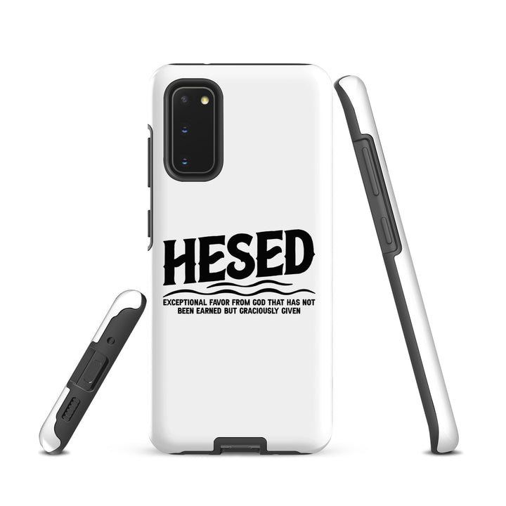 Christian Phone Case Hesed Exceptional Favor White for Samsung® Samsung® Phone Cases   