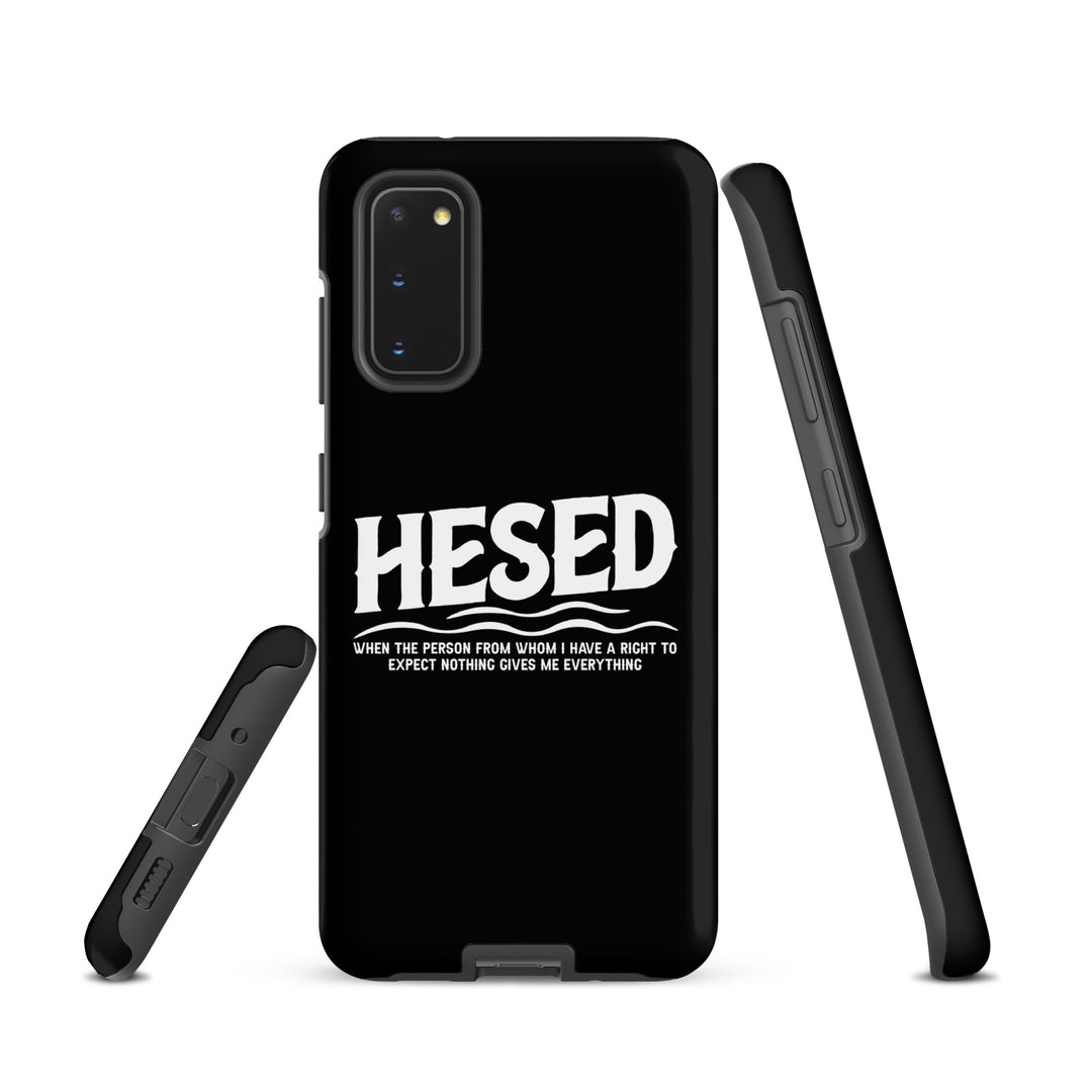 Christian Phone Case Hesed Everything Black  for Samsung® Samsung® Phone Cases   