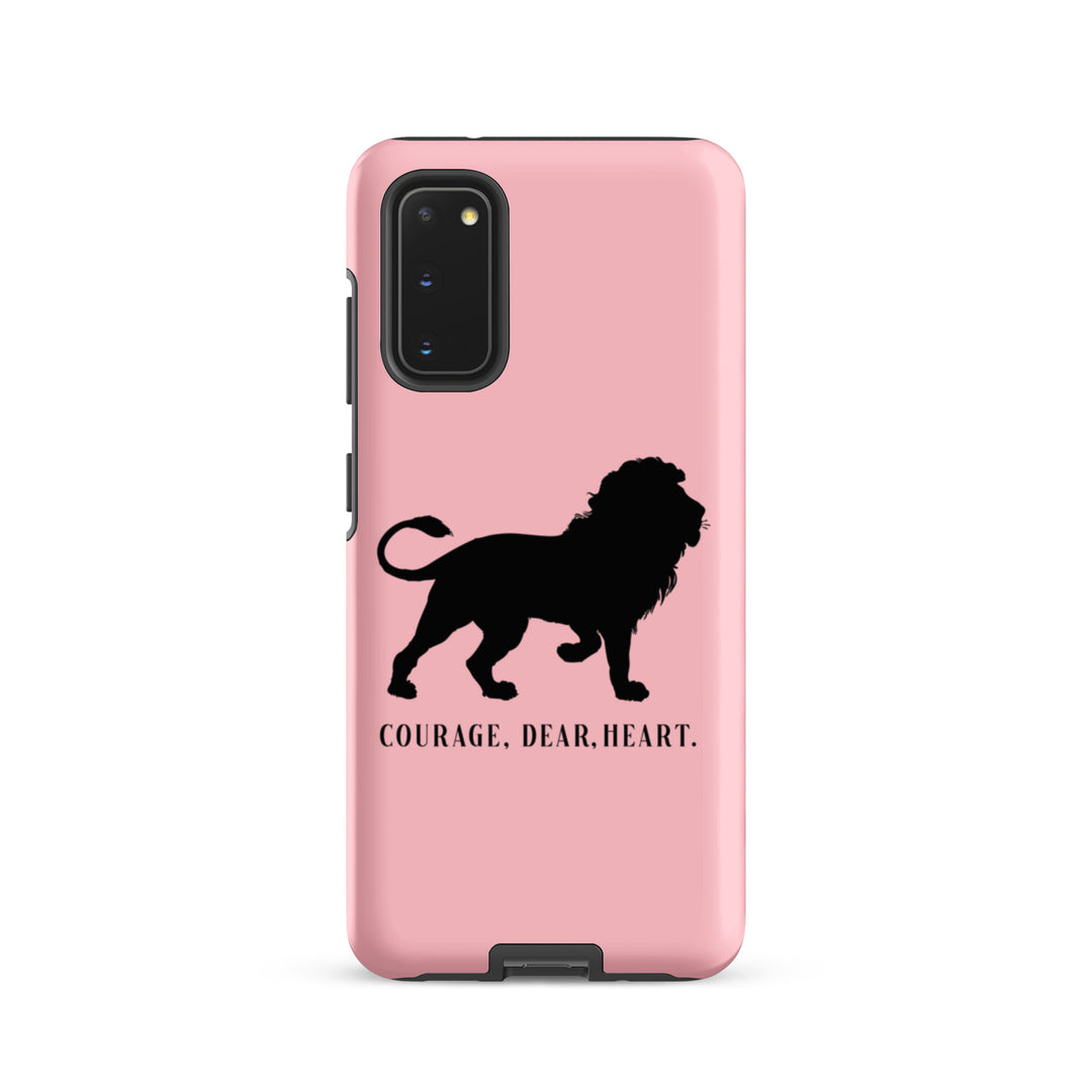 Christian Phone Case Courage Dear Heart Pink for Samsung® Samsung® Phone Cases Matte Samsung Galaxy S20 