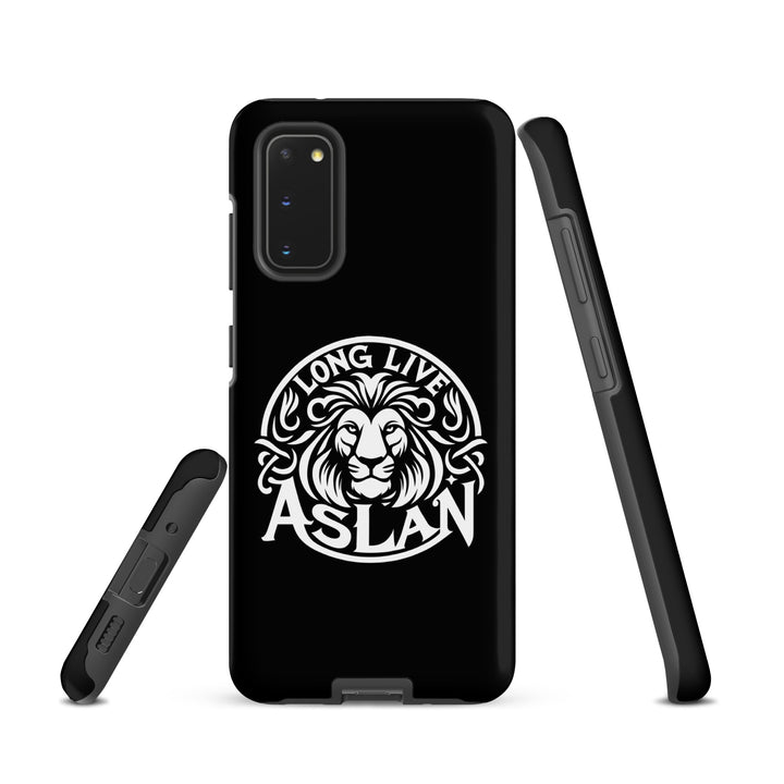 Christian Phone Case Long Live Aslan Black for Samsung® Samsung® Phone Cases   