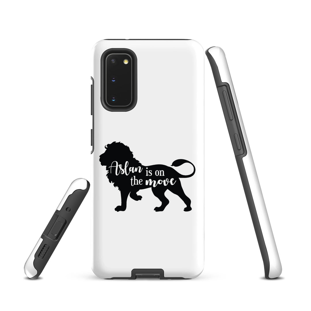 Christian Phone Case Aslan Is On The Move White for Samsung® Samsung® Phone Cases   