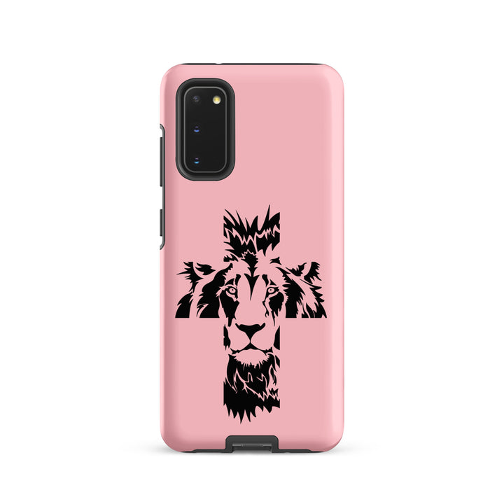 Christian Phone Case Aslan Cross Pink for Samsung® Samsung® Phone Cases Matte Samsung Galaxy S20 