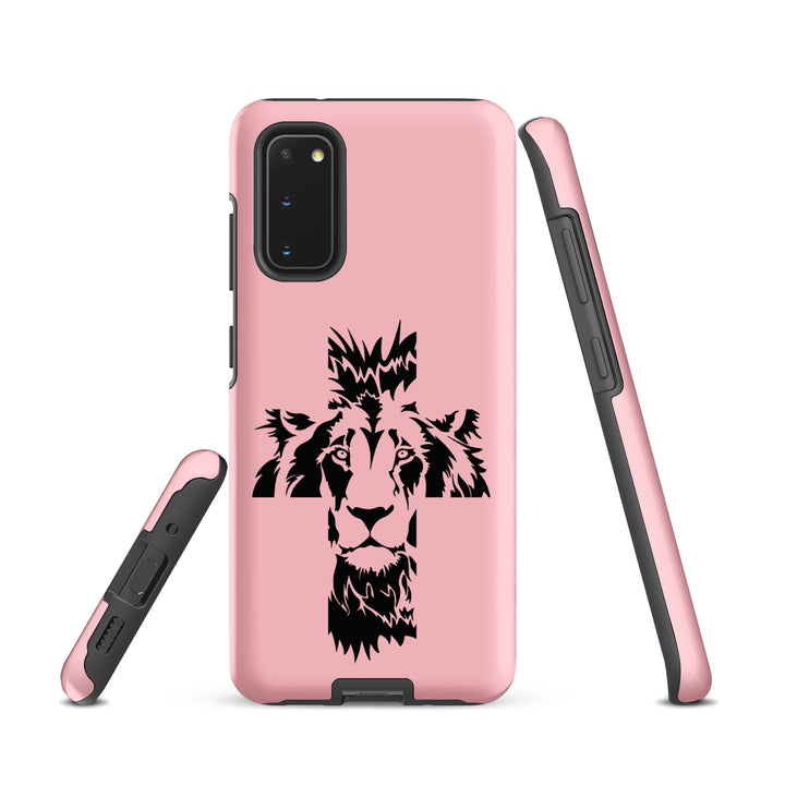 Christian Phone Case Aslan Cross Pink for Samsung® Samsung® Phone Cases   