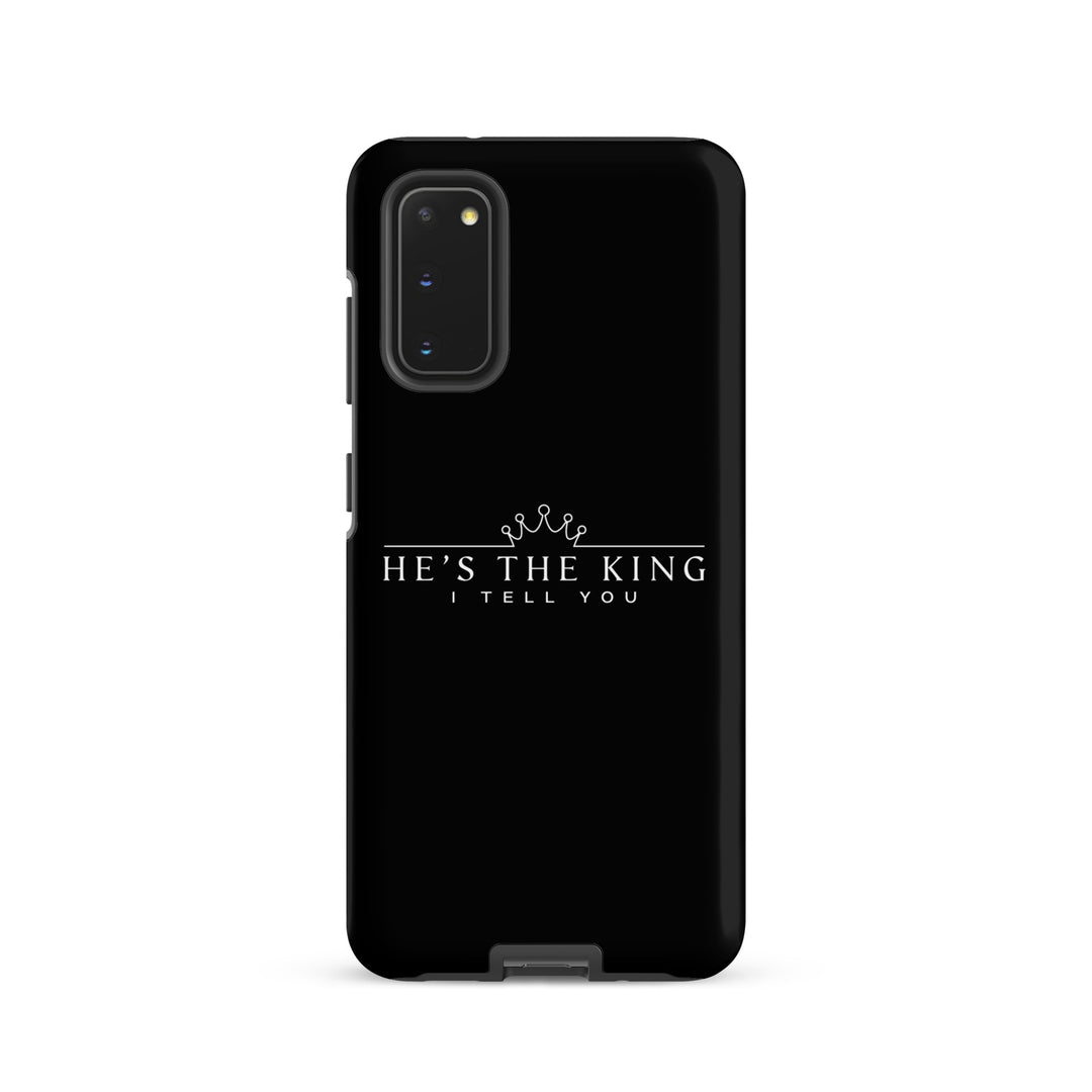 Christian Phone Case He's The King Black for Samsung® Samsung® Phone Cases Matte Samsung Galaxy S20 