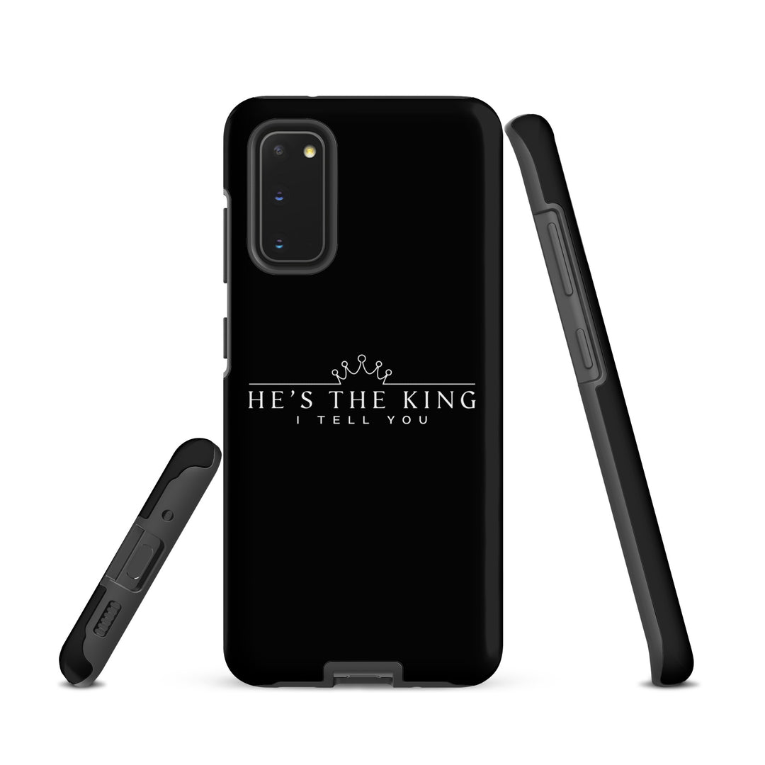 Christian Phone Case He's The King Black for Samsung® Samsung® Phone Cases   