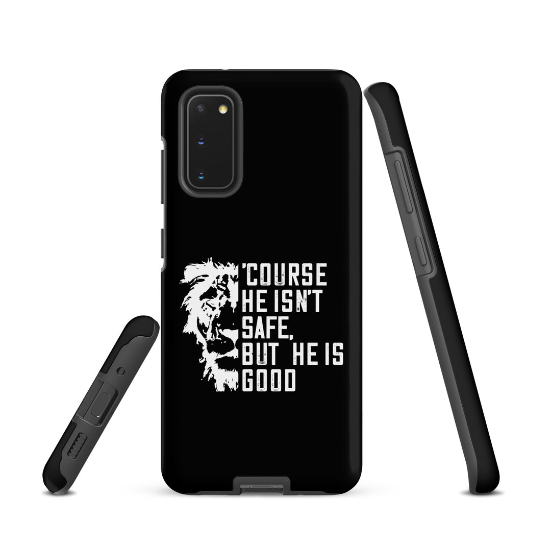 Christian Phone Case Christian Phone 'Course He Isn't Safe Black for Samsung® Samsung® Phone Cases   