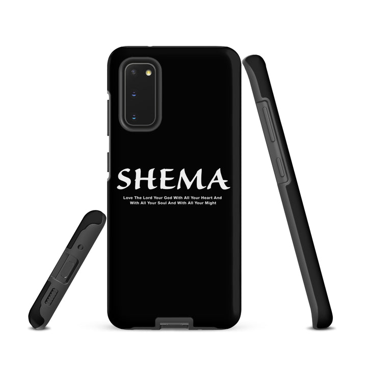 Christian Phone Case Shema Love The Lord Black for Samsung® Samsung® Phone Cases   