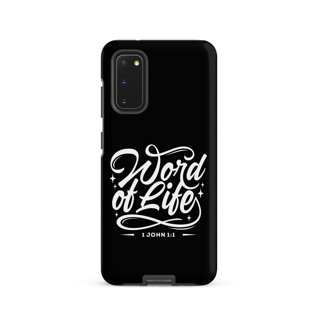 Christian Phone Case Word of Life Black for Samsung® Samsung® Phone Cases Matte Samsung Galaxy S20 