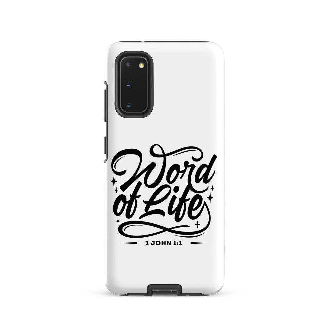 Christian Phone Case Word of Life White for Samsung® Samsung® Phone Cases Matte Samsung Galaxy S20 