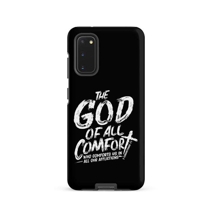 Christian Phone Case God of All Comfort Black for Samsung® Samsung® Phone Cases Matte Samsung Galaxy S20 