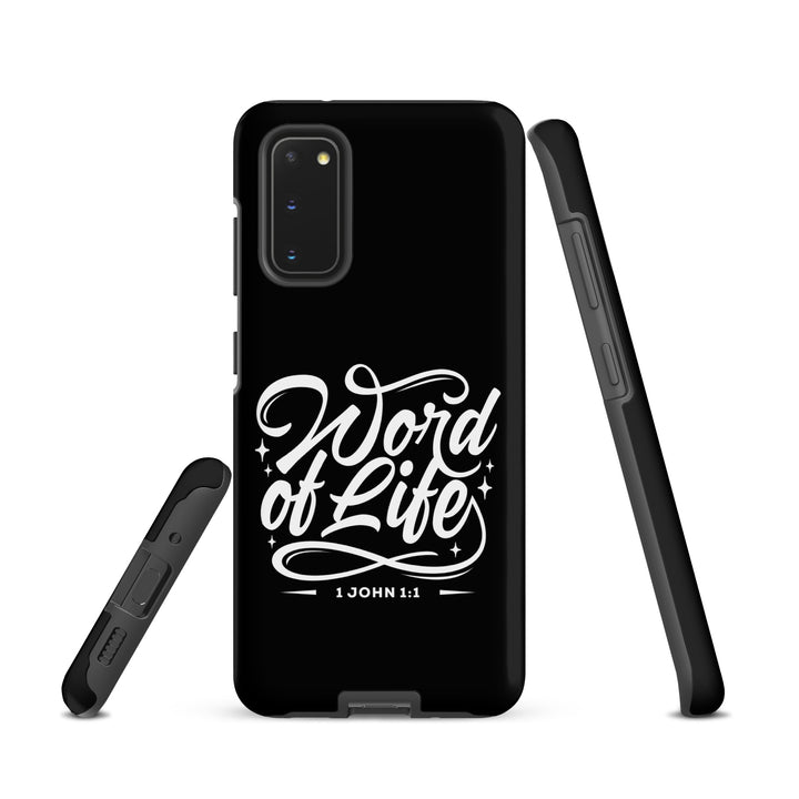 Christian Phone Case Word of Life Black for Samsung® Samsung® Phone Cases   