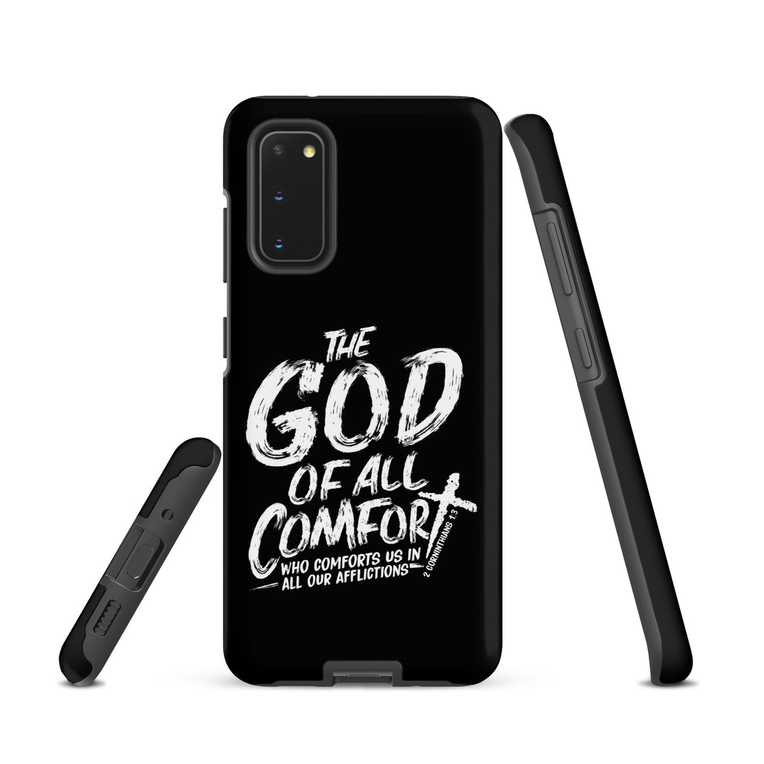 Christian Phone Case God of All Comfort Black for Samsung® Samsung® Phone Cases   