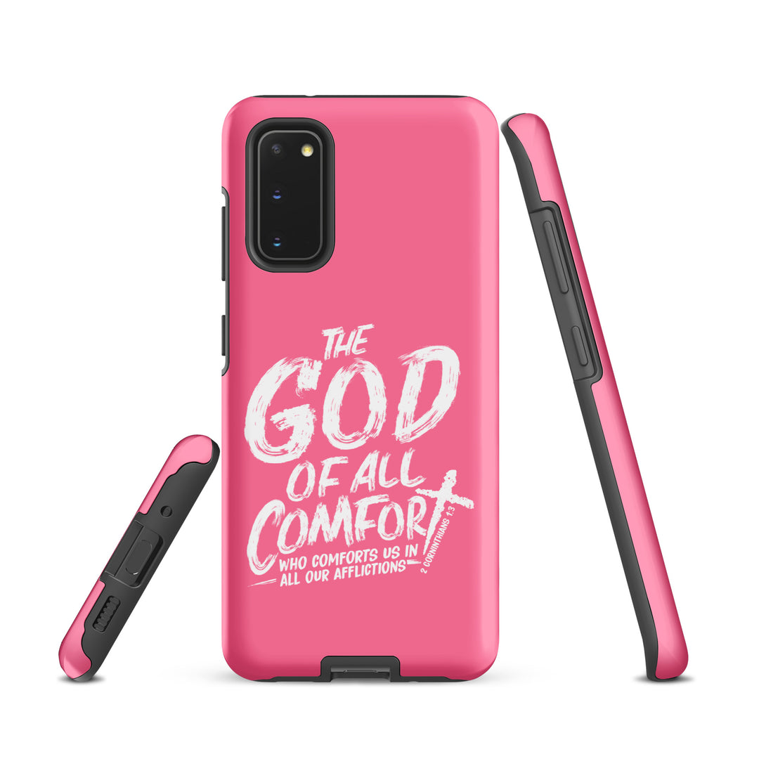 Christian Phone Case God of All Comfort Pink for Samsung® Samsung® Phone Cases   