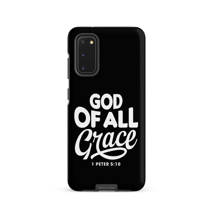 Christian Phone Case God of All Grace Black for Samsung® Samsung® Phone Cases Matte Samsung Galaxy S20 