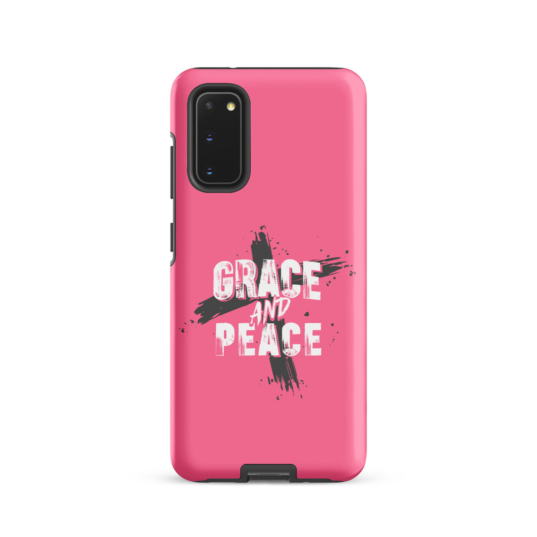 Christian Phone Case Grace and Peace Pink for Samsung® Samsung® Phone Cases Matte Samsung Galaxy S20 