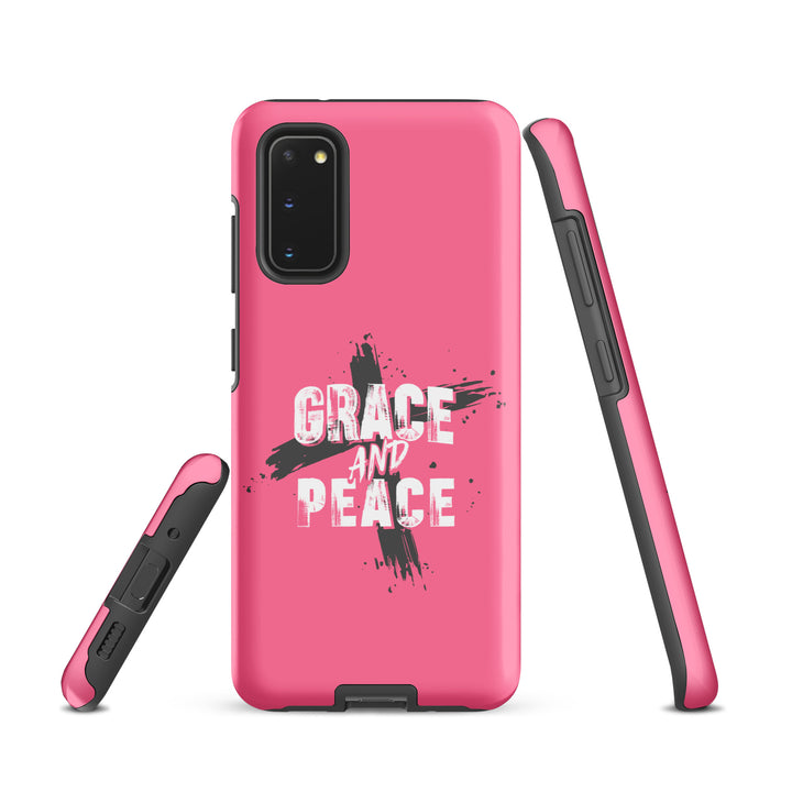 Christian Phone Case Grace and Peace Pink for Samsung® Samsung® Phone Cases   