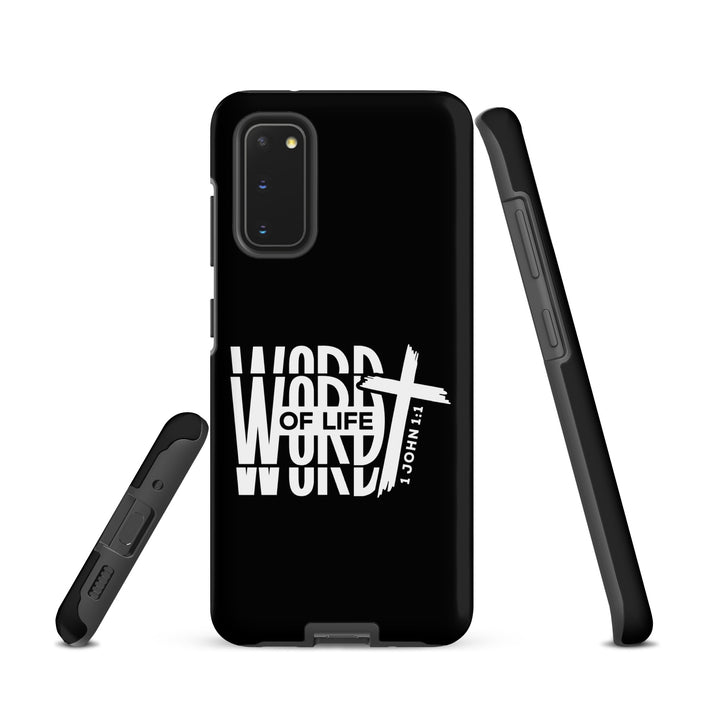 Christian Phone Case Word of Life Cross Black for Samsung® Samsung® Phone Cases   