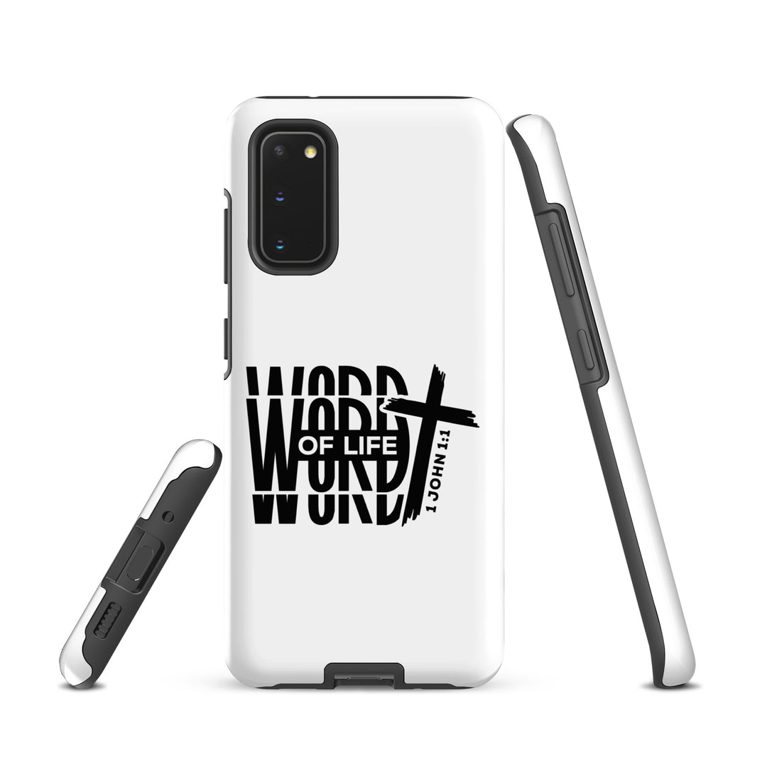 Christian Phone Case Word of Life Cross White for Samsung® Samsung® Phone Cases   