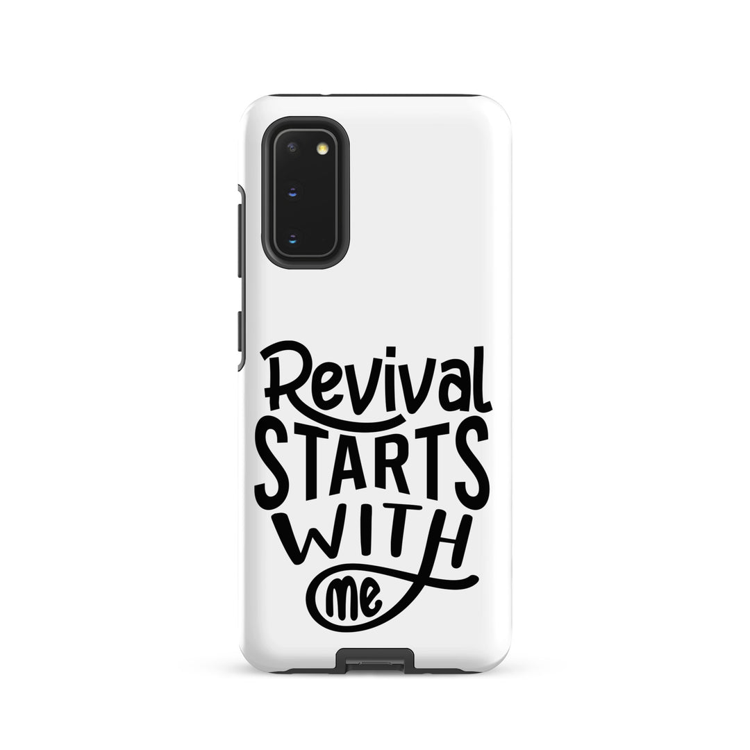 Christian Phone Case Revival Starts With Me White for Samsung® Samsung® Phone Cases Matte Samsung Galaxy S20 