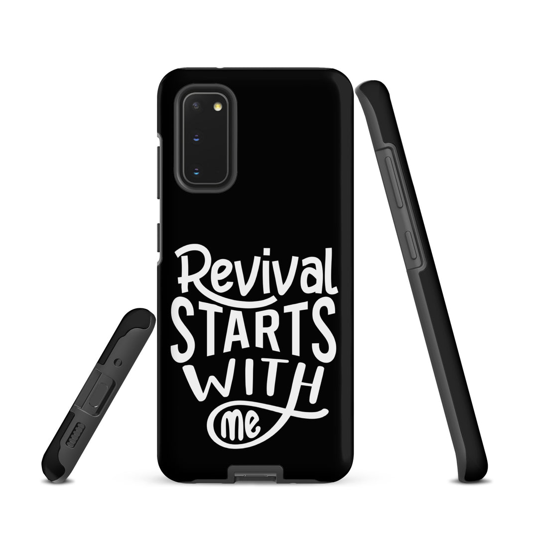 Christian Phone Case Revival Starts With Me Black for Samsung® Samsung® Phone Cases   