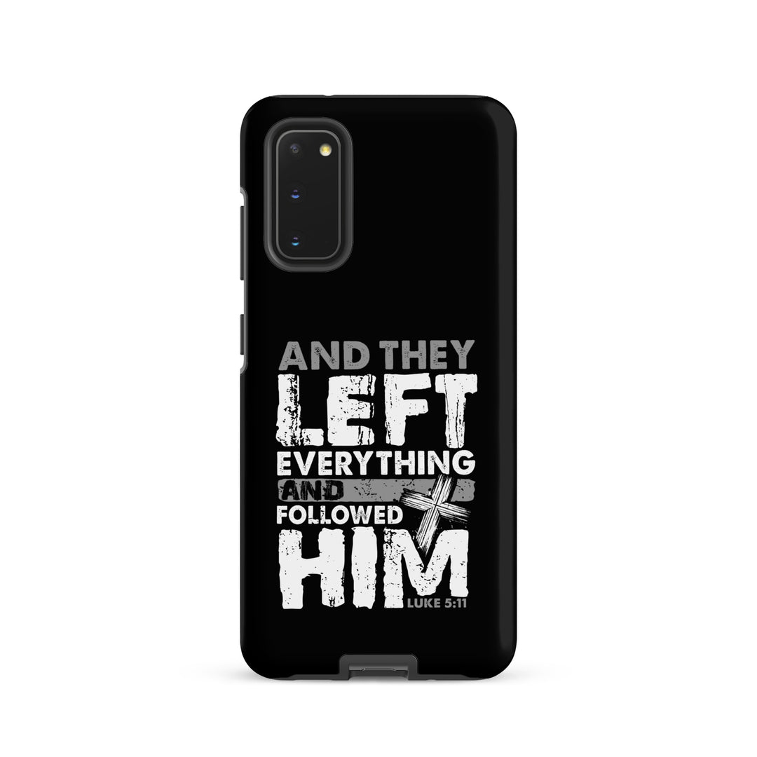 Christian Phone Case Left Everything Cross Black for Samsung® Samsung® Phone Cases Matte Samsung Galaxy S20 