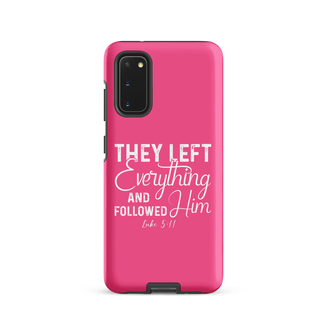 Christian Phone Case Left Everything Pink  for Samsung® Samsung® Phone Cases Matte Samsung Galaxy S20 