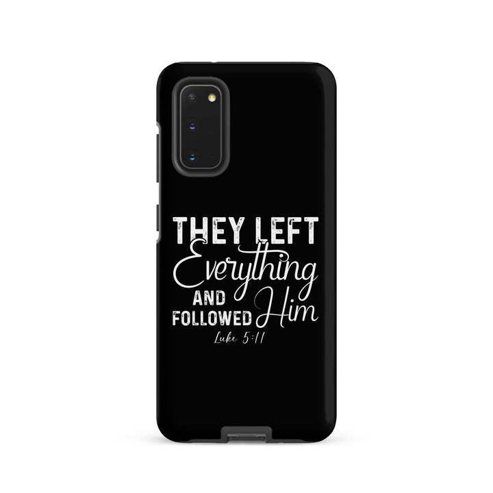 Christian Phone Case Left Everything Black for Samsung® Samsung® Phone Cases Matte Samsung Galaxy S20 