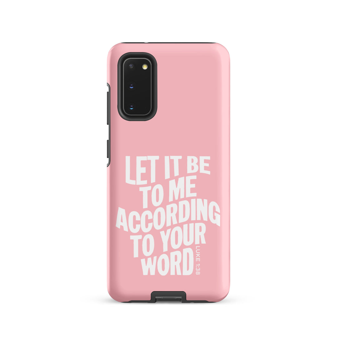 Christian Phone Case According To Your Word Pink for Samsung® Samsung® Phone Cases Matte Samsung Galaxy S20 