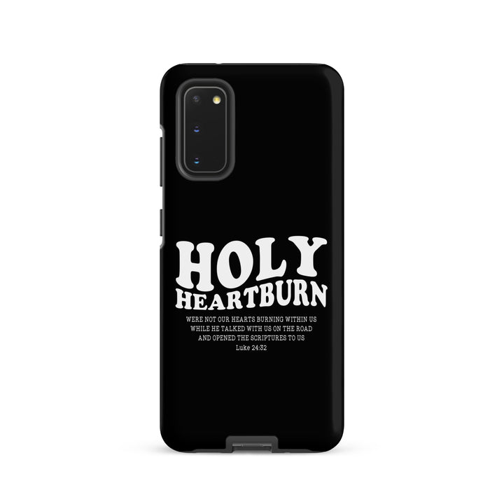 Christian Phone Case Holy Heartburn Black for Samsung® Samsung® Phone Cases Matte Samsung Galaxy S20 