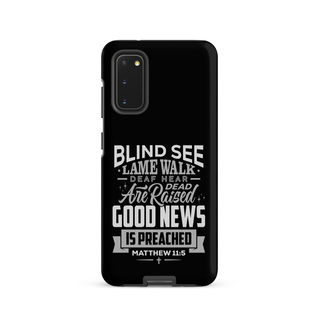 Christian Phone Case Go and Tell John Black for Samsung® Samsung® Phone Cases Matte Samsung Galaxy S20 