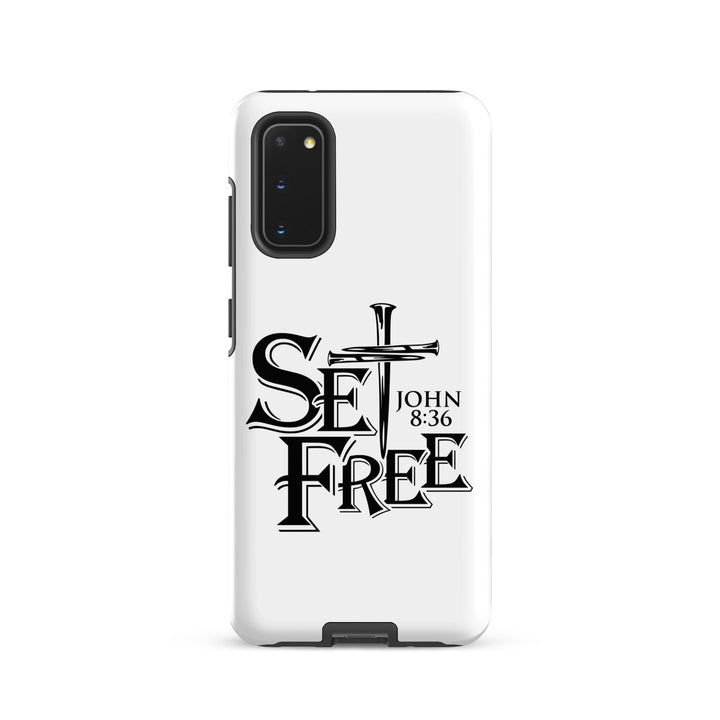 Christian Phone Case Set Free White for Samsung® Samsung® Phone Cases Matte Samsung Galaxy S20 