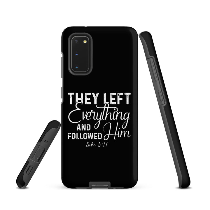 Christian Phone Case Left Everything Black for Samsung® Samsung® Phone Cases   