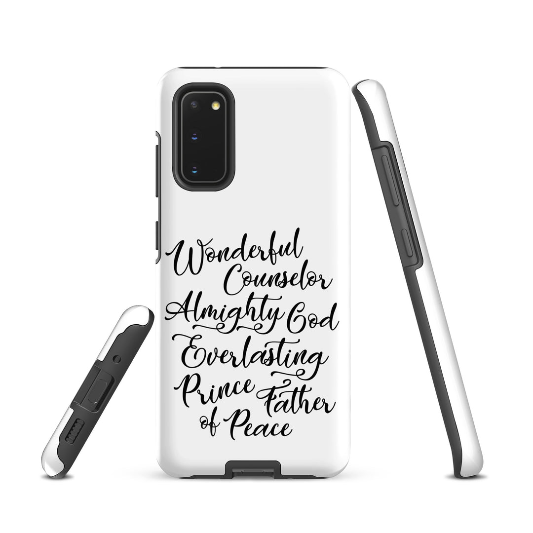 Christian Phone Case Wonderful Counselor White for Samsung® Samsung® Phone Cases   