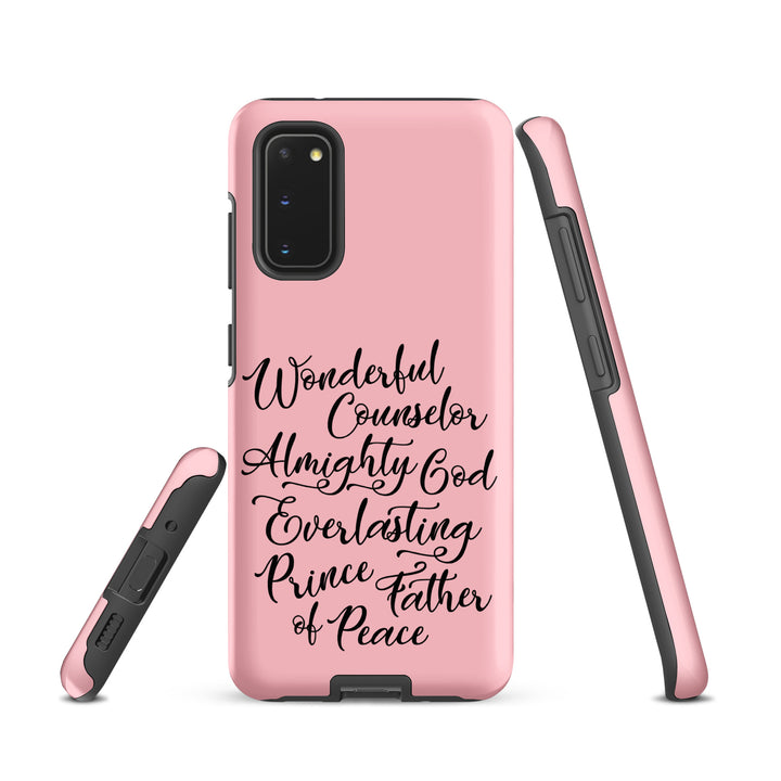 Christian Phone Case Wonderful Counselor Pink for Samsung® Samsung® Phone Cases   