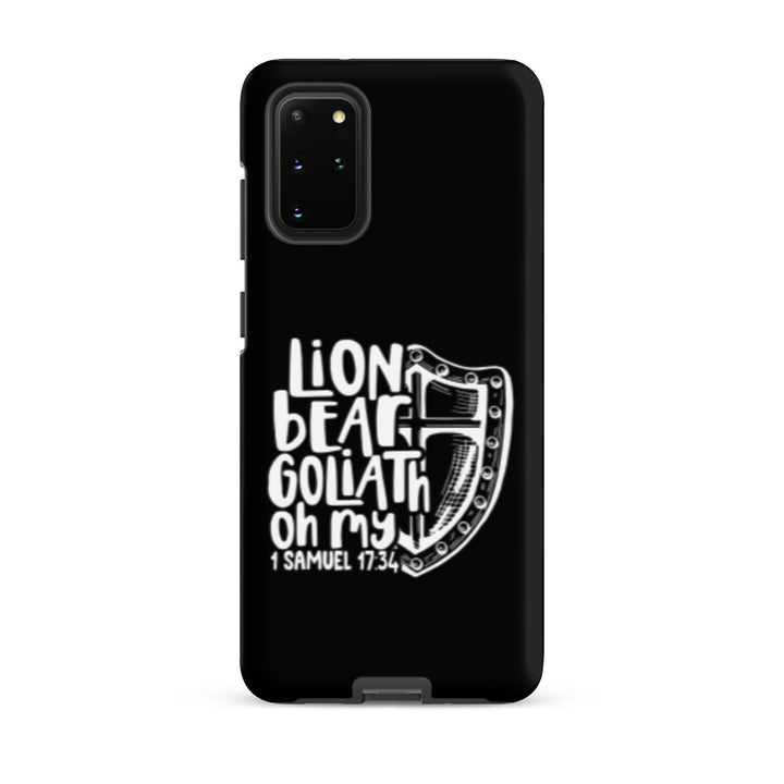 Christian Phone Case Lion Bear Goliath Oh My for Samsung® Samsung® Phone Cases Matte Samsung Galaxy S20 Plus 