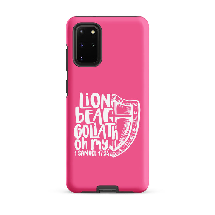 Christian Phone Case Lion Bear Goliath Oh My for Samsung® Samsung® Phone Cases Matte Samsung Galaxy S20 Plus 