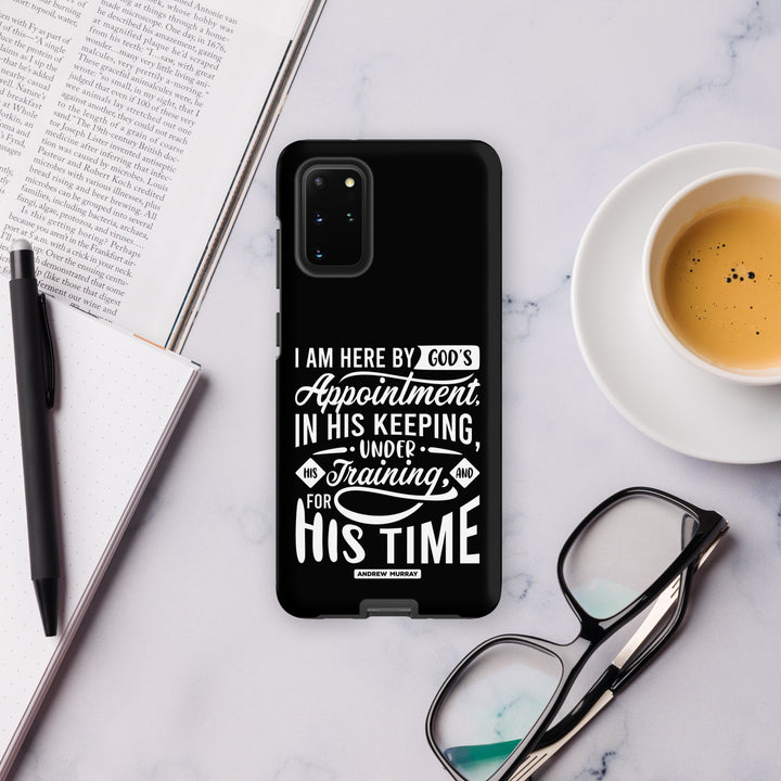 Christian Phone Case His Time Black for Samsung® Samsung® Phone Cases   