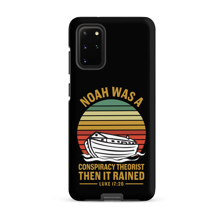 Christian Phone Case Noah Conspiracy Black for Samsung® Samsung® Phone Cases Matte Samsung Galaxy S20 Plus 