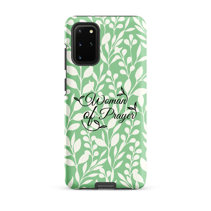 Christian Phone Case Woman of Prayer Green for Samsung® Samsung® Phone Cases Matte Samsung Galaxy S20 Plus 