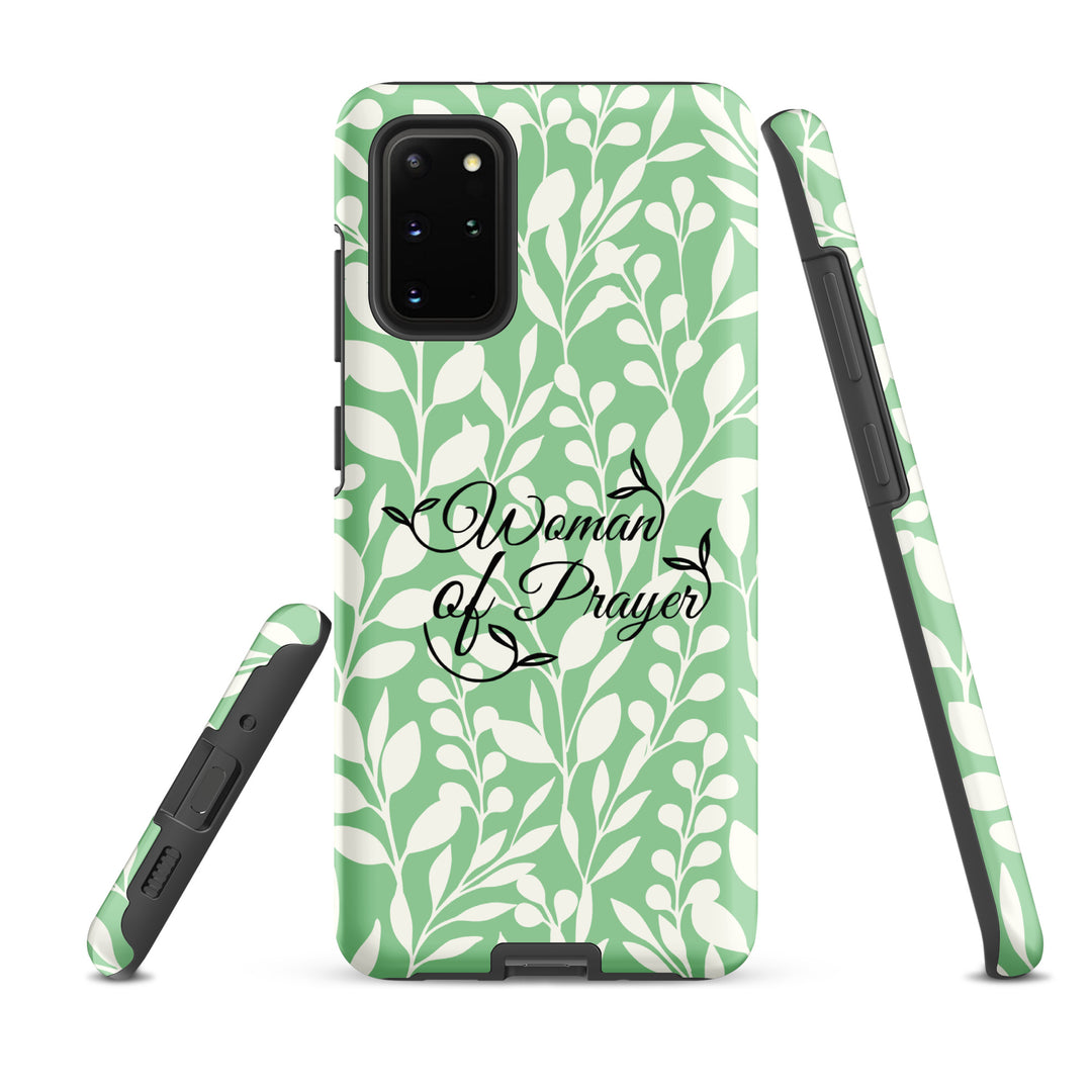 Christian Phone Case Woman of Prayer Green for Samsung® Samsung® Phone Cases   