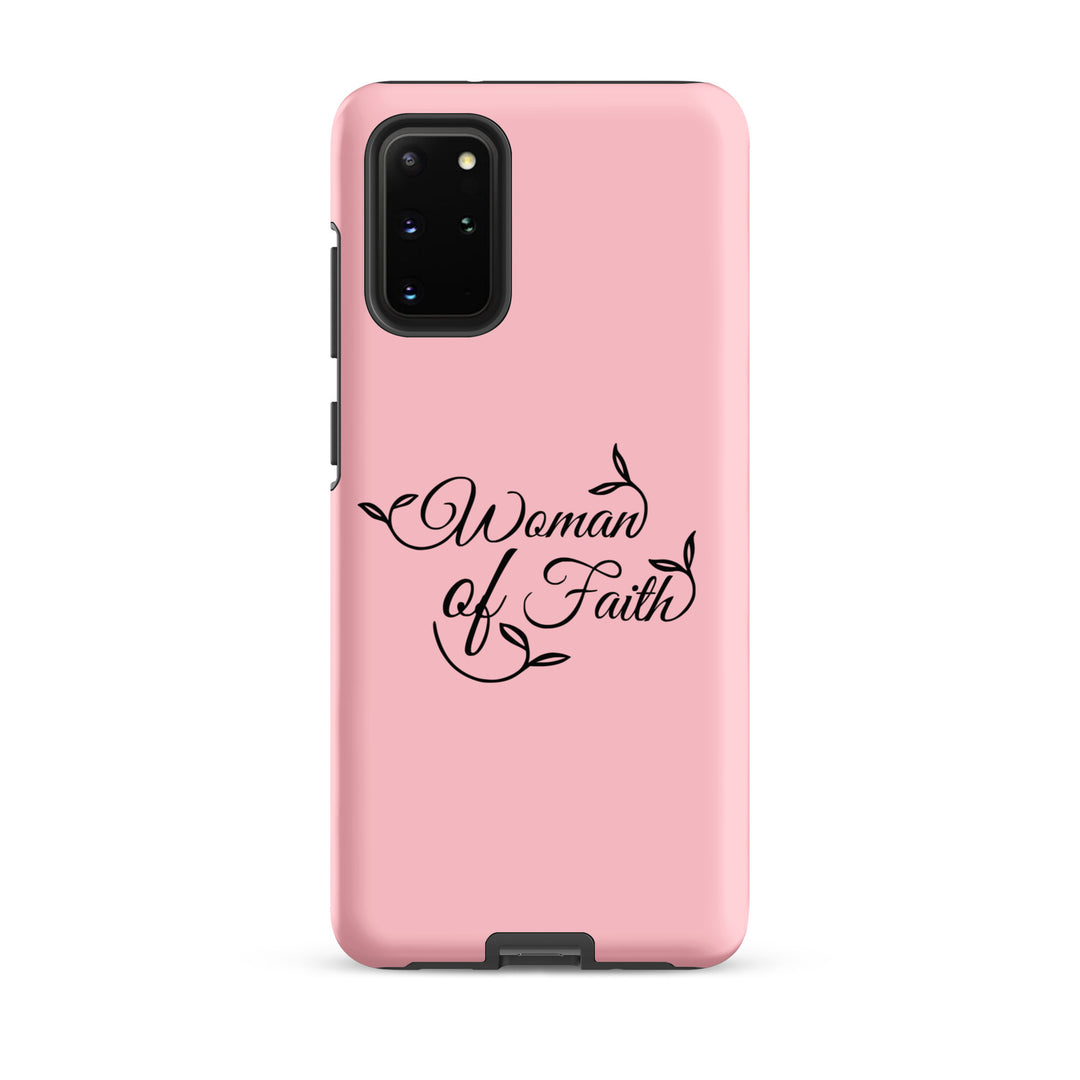 Christian Phone Case Woman of Faith Pink for Samsung® Samsung® Phone Cases Matte Samsung Galaxy S20 Plus 