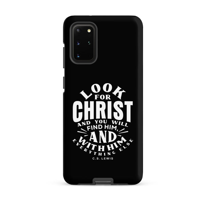 Christian Phone Case Look For Christ Black for Samsung® Samsung® Phone Cases Matte Samsung Galaxy S20 Plus 