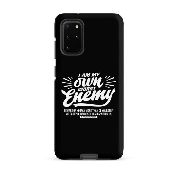 Christian Phone Case Worst Enemy Black for Samsung® Samsung® Phone Cases Matte Samsung Galaxy S20 Plus 