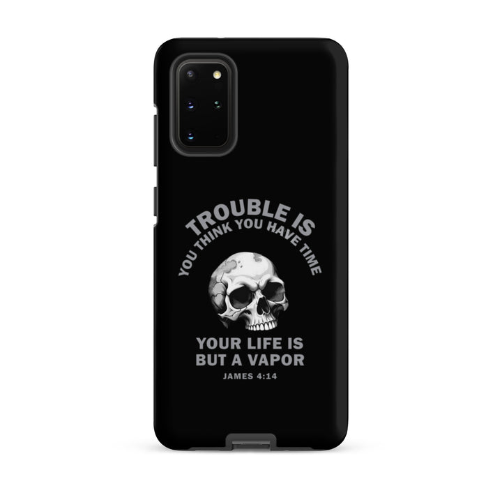 Christian Phone Case Life Is Vapor Black for Samsung® Samsung® Phone Cases Matte Samsung Galaxy S20 Plus 