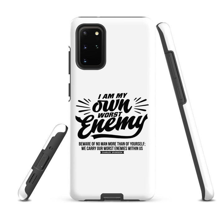 Christian Phone Case Worst Enemy White for Samsung® Samsung® Phone Cases   