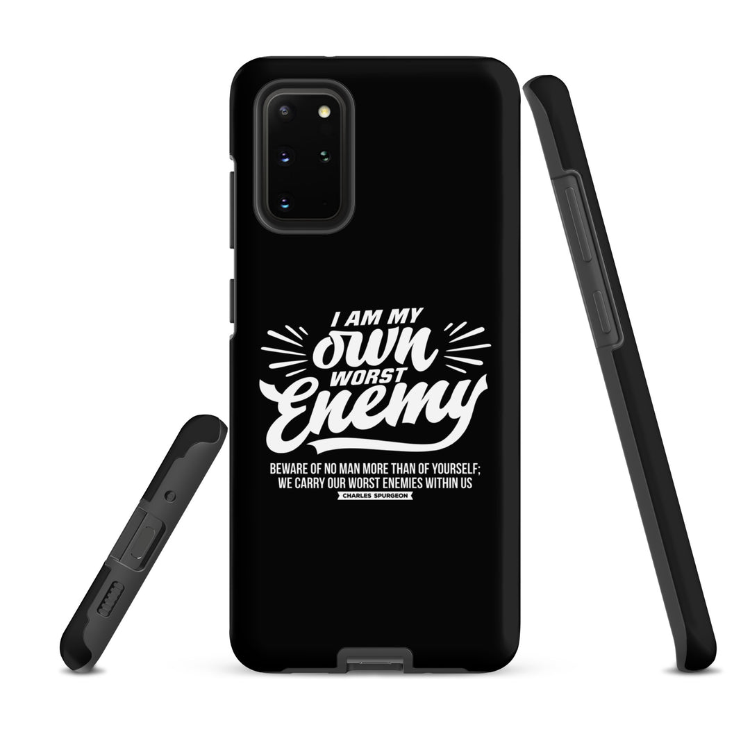 Christian Phone Case Worst Enemy Black for Samsung® Samsung® Phone Cases   