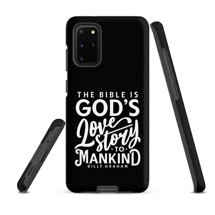 Christian Phone Case God's Love Story Black for Samsung® Samsung® Phone Cases   