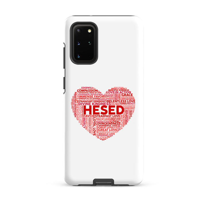 Christian Phone Case Hesed Heart White for Samsung® Samsung® Phone Cases Matte Samsung Galaxy S20 Plus 