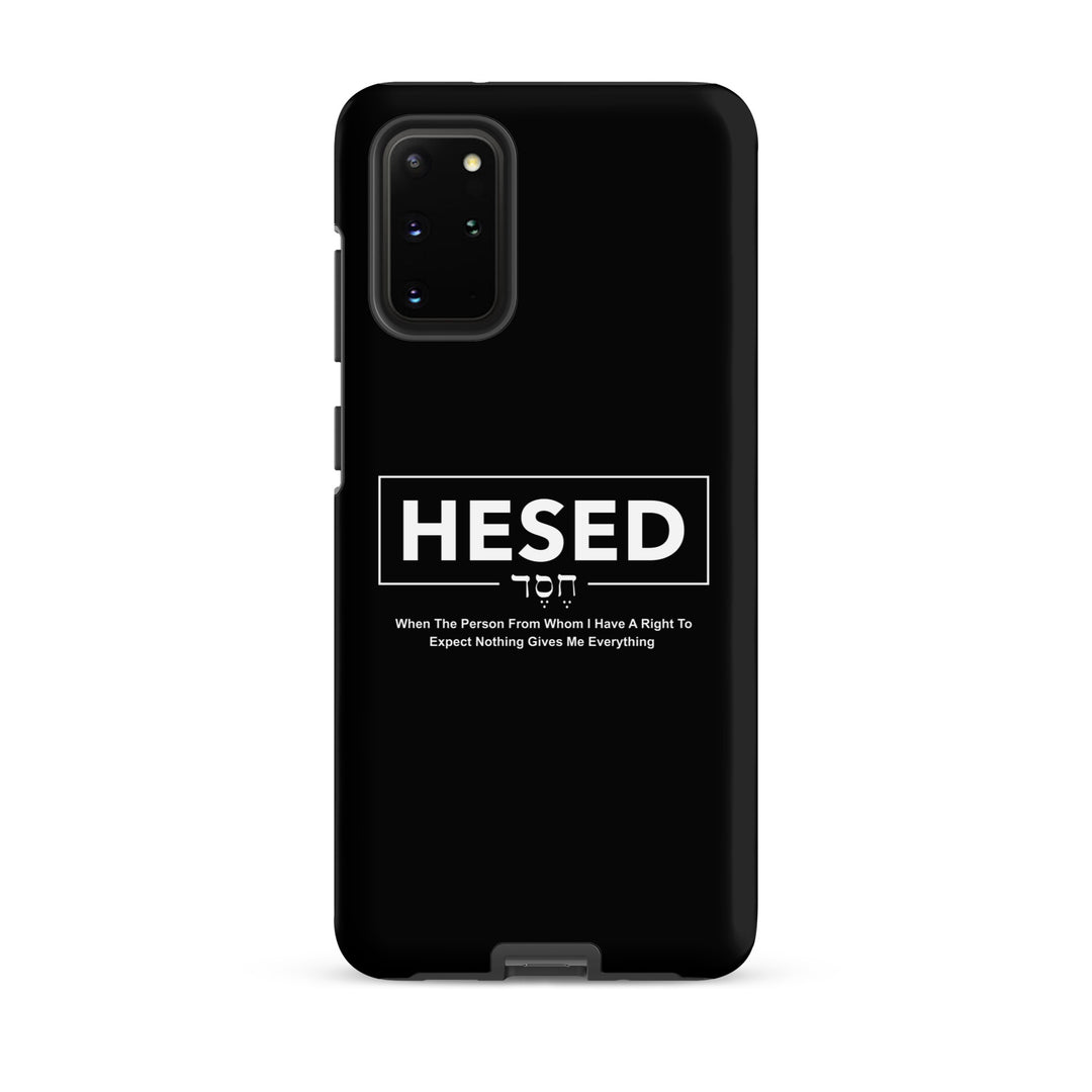 Christian Phone Case Hesed Everything Black for Samsung® Samsung® Phone Cases   